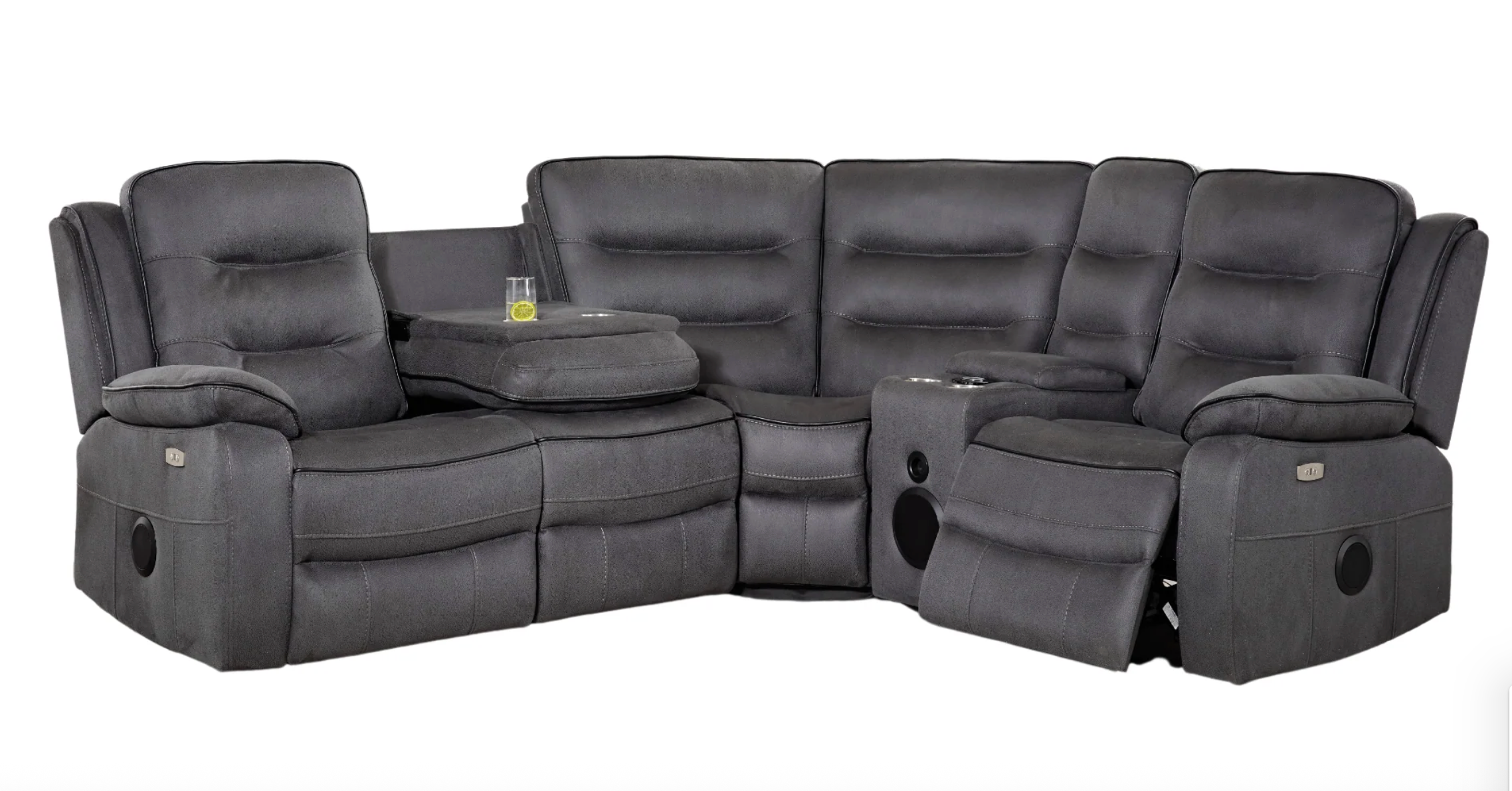 Ricardo Power Reclining Modular Corner Sofa - Sofa Easy