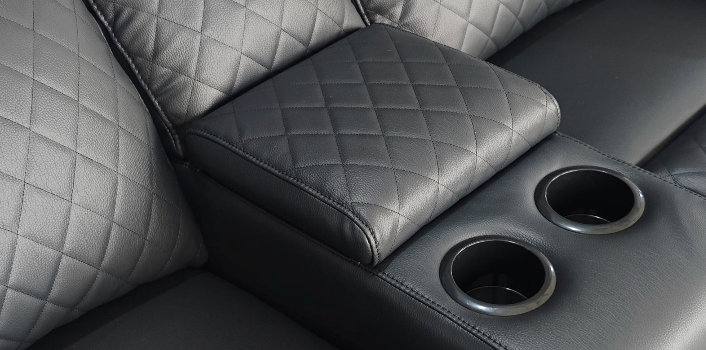 Cedar Cinema Sofa Black 3 Seater - Sofa Easy