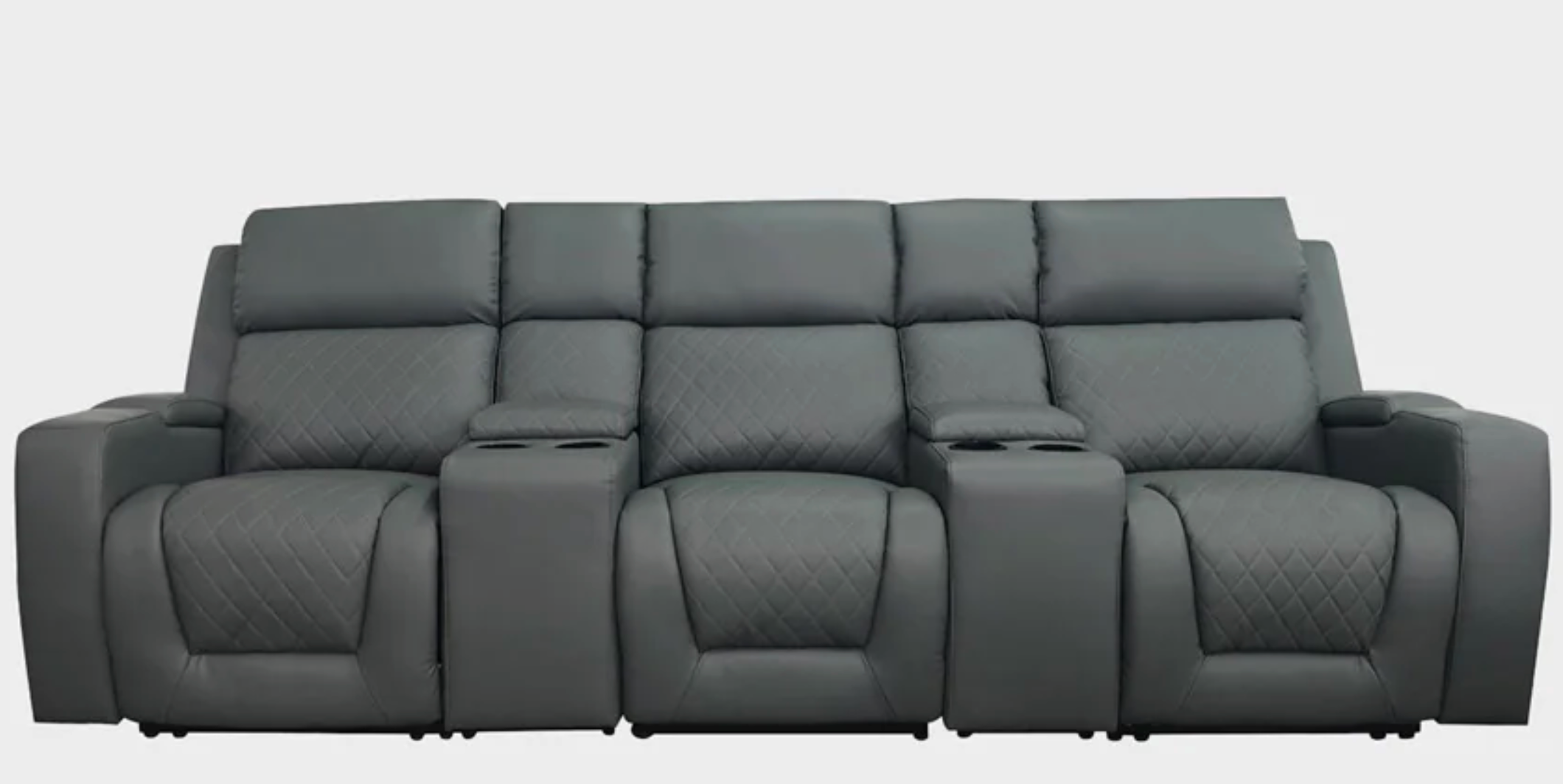 Cedar Cinema Sofa Grey 3 Seater - Sofa Easy