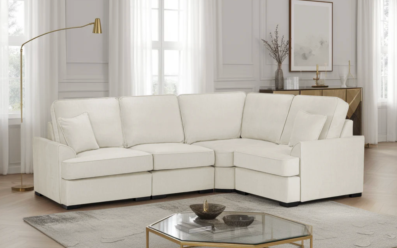 Funk Sofa Beige Universal Corner - Sofa Easy