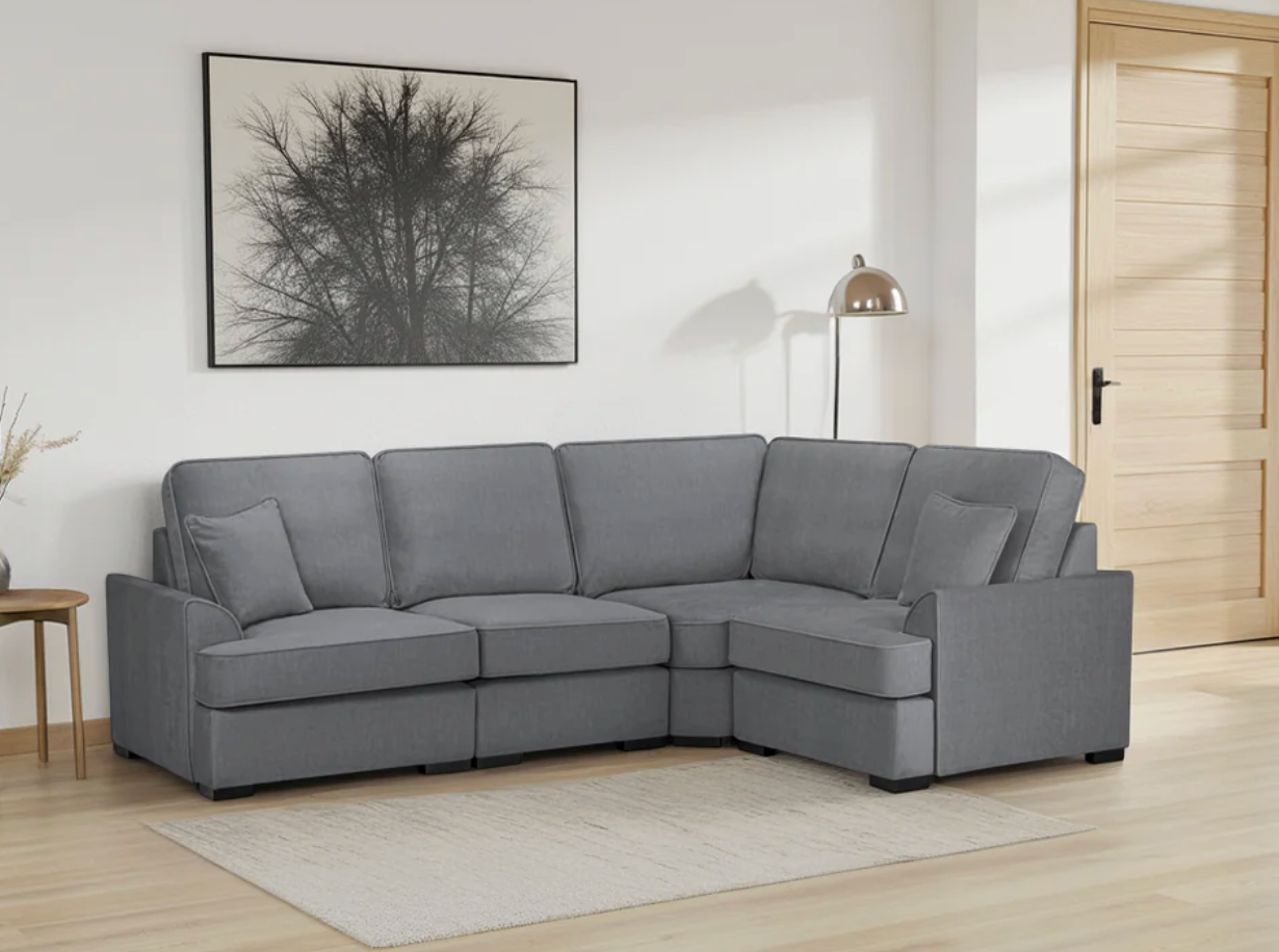 Funk Sofa Grey Universal Corner - Sofa Easy