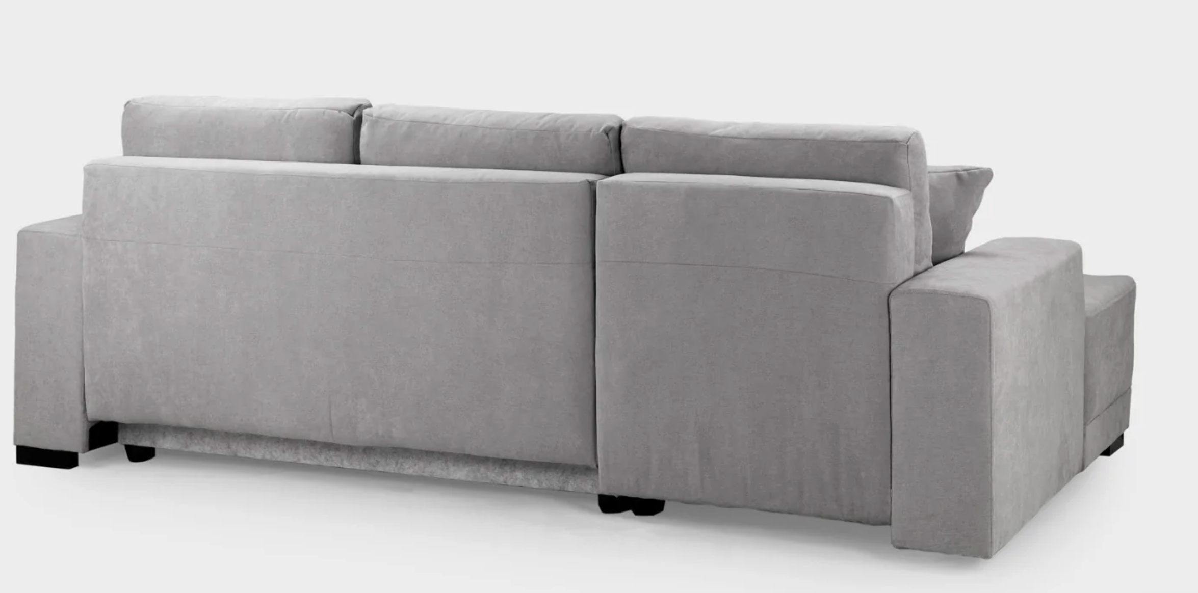Cimiano Sofa bed Grey Left Hand Facing Corner - Sofa Easy
