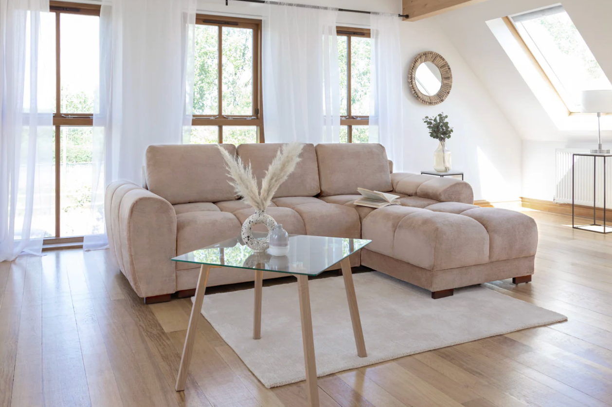 Azzuro Sofabed Mocha Universal Corner - Sofa Easy