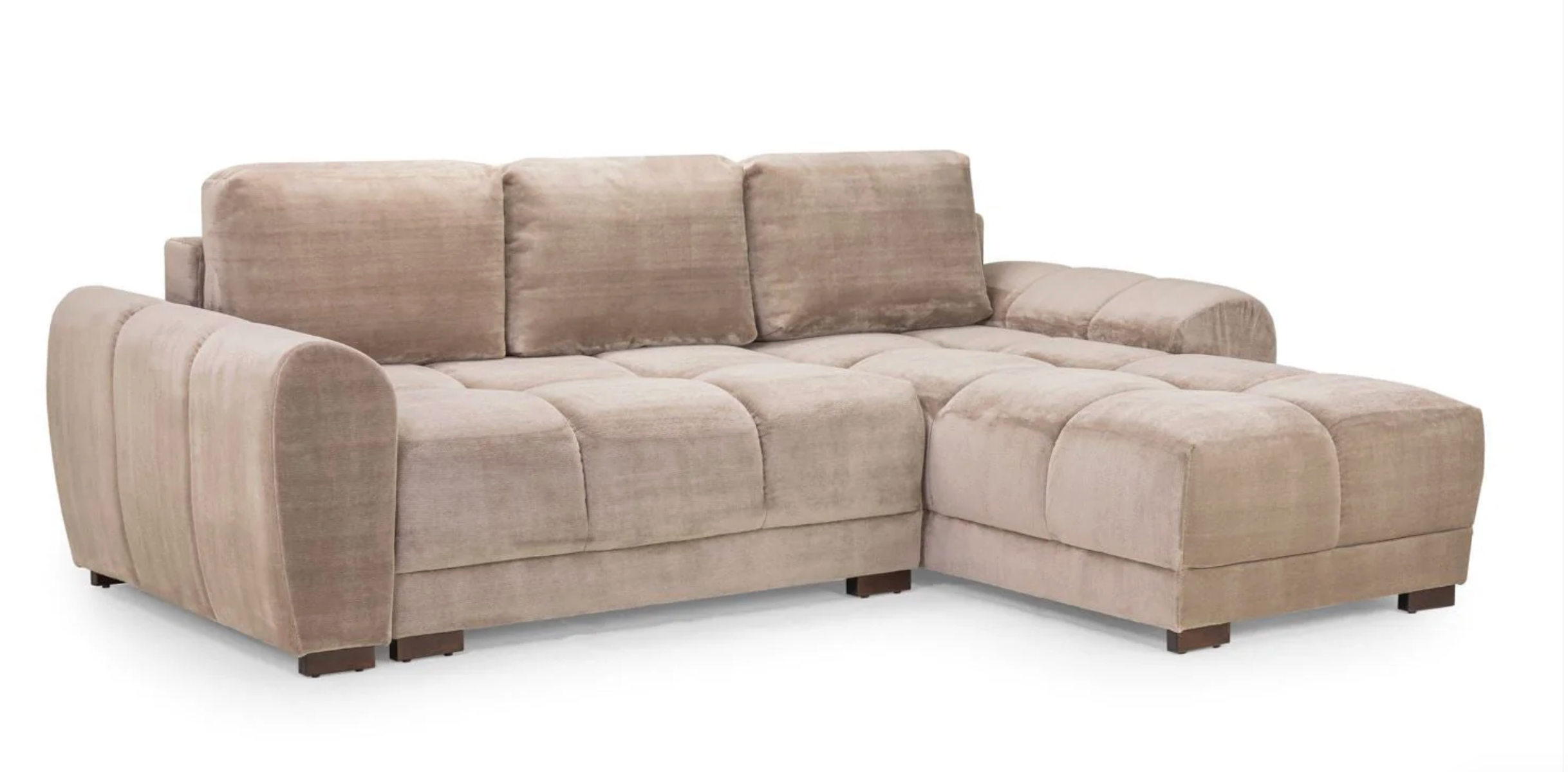 Azzuro Sofabed Mocha Universal Corner - Sofa Easy