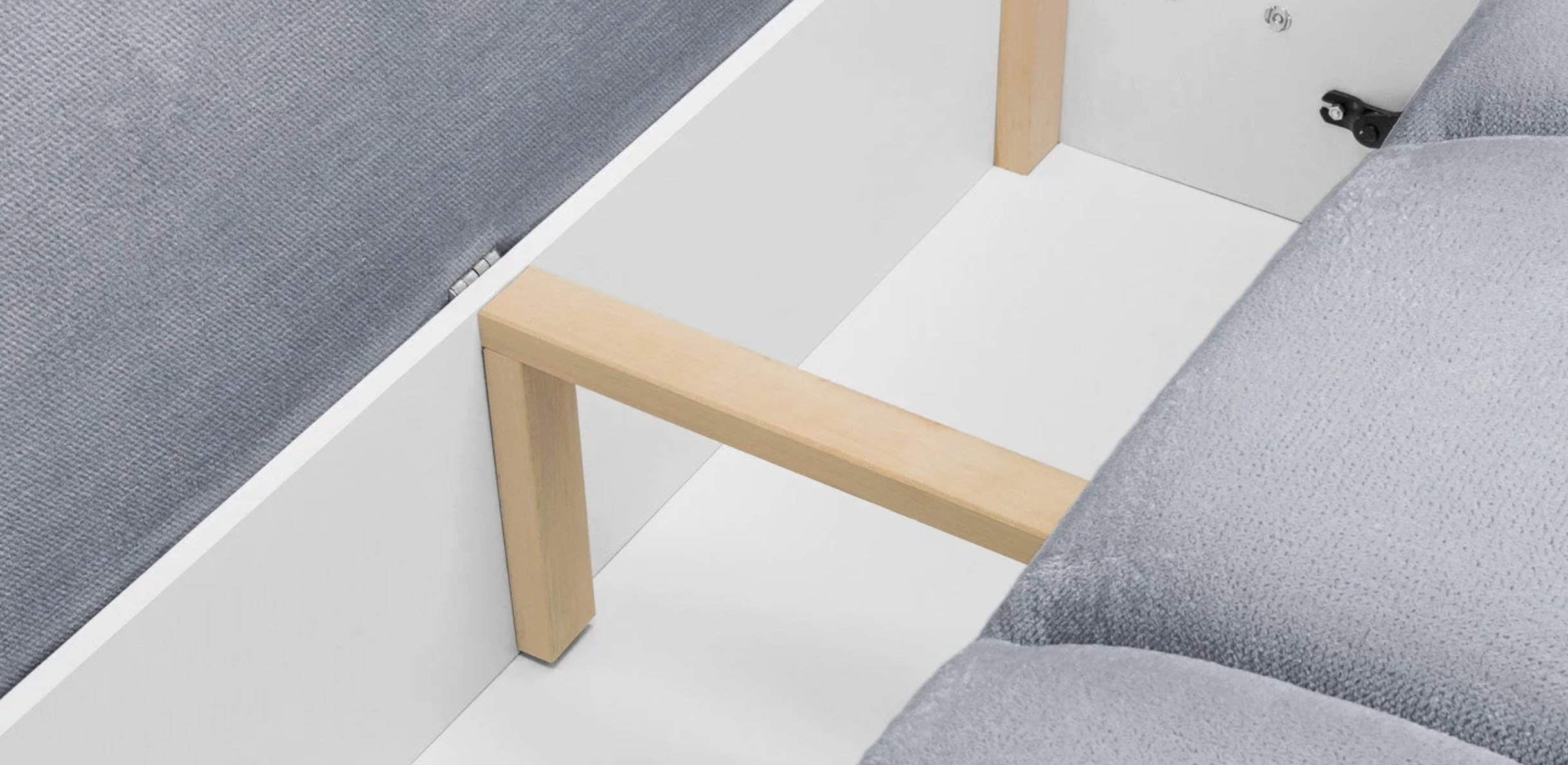 Azzuro Sofabed Grey Universal Corner - Sofa Easy