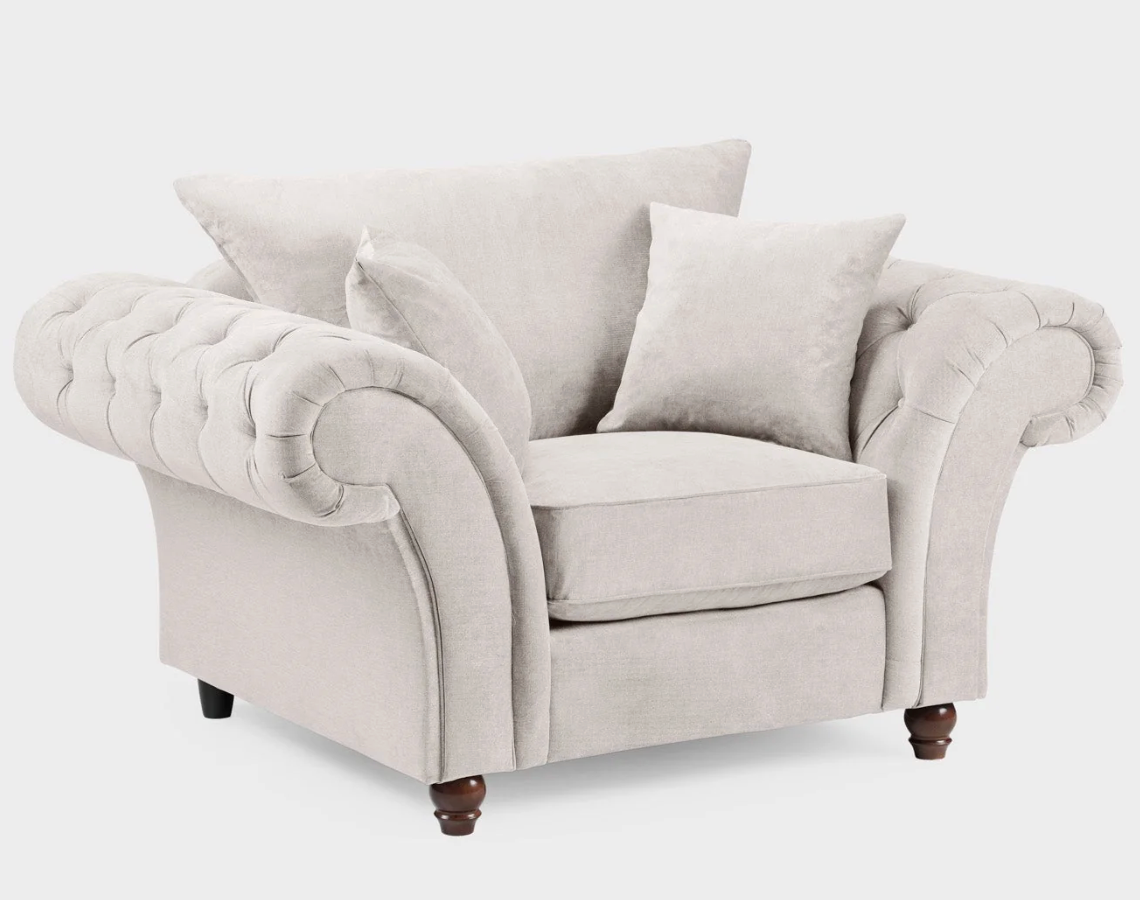 Windsor Fullback Sofa Stone Armchair - Sofa Easy