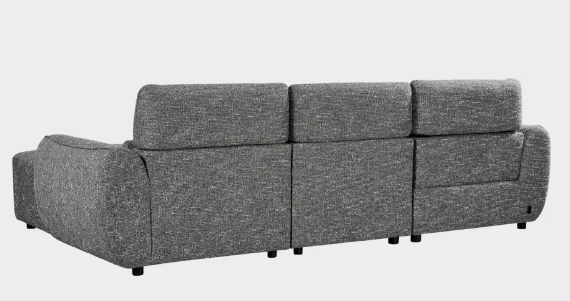 Turin Electric Recliner Sofa Charcoal Left Hand - Sofa Easy