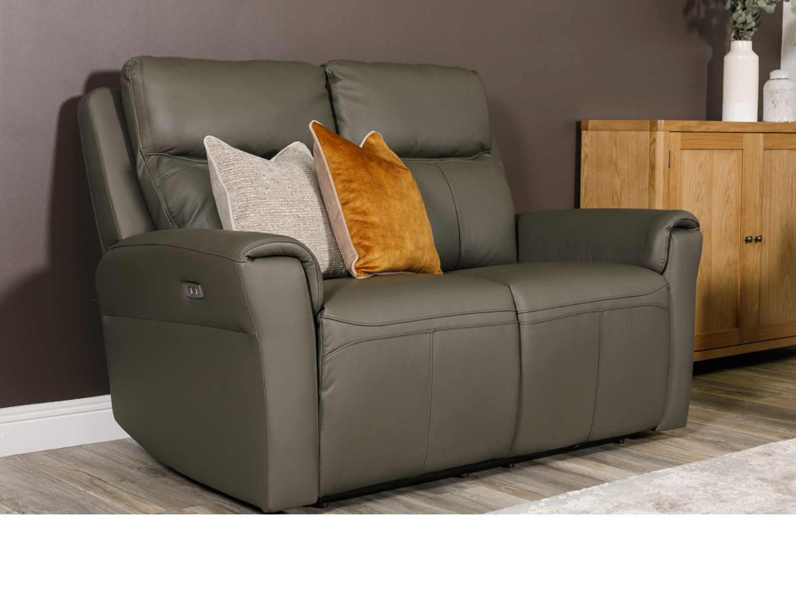 Sofia Leather Collection - Grey or Cashmere Colours - Sofa Easy