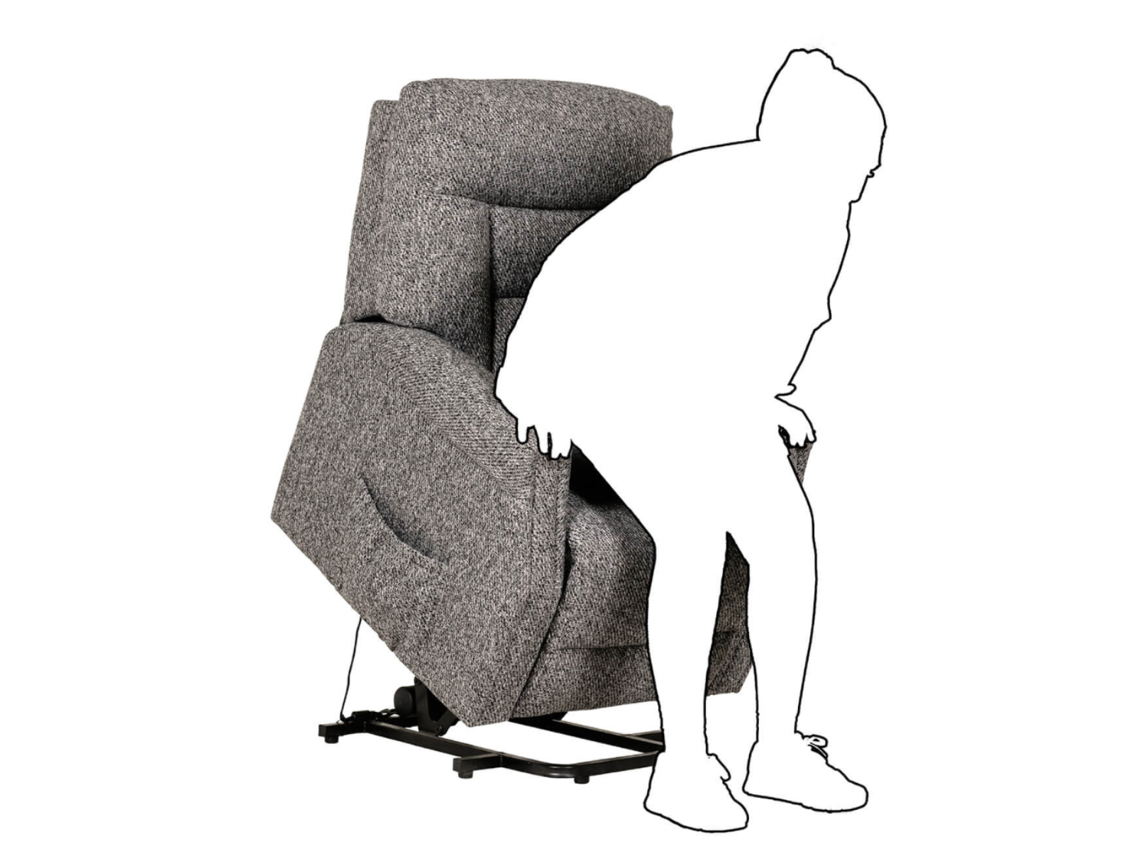 Preston Electric Reclining Dual Motor Lift & Rise Armchair - Sofa Easy