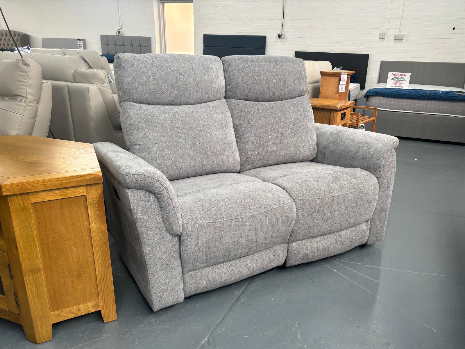 Maude Electric Reclining 3 Seater + 2 Seater Sofa Set