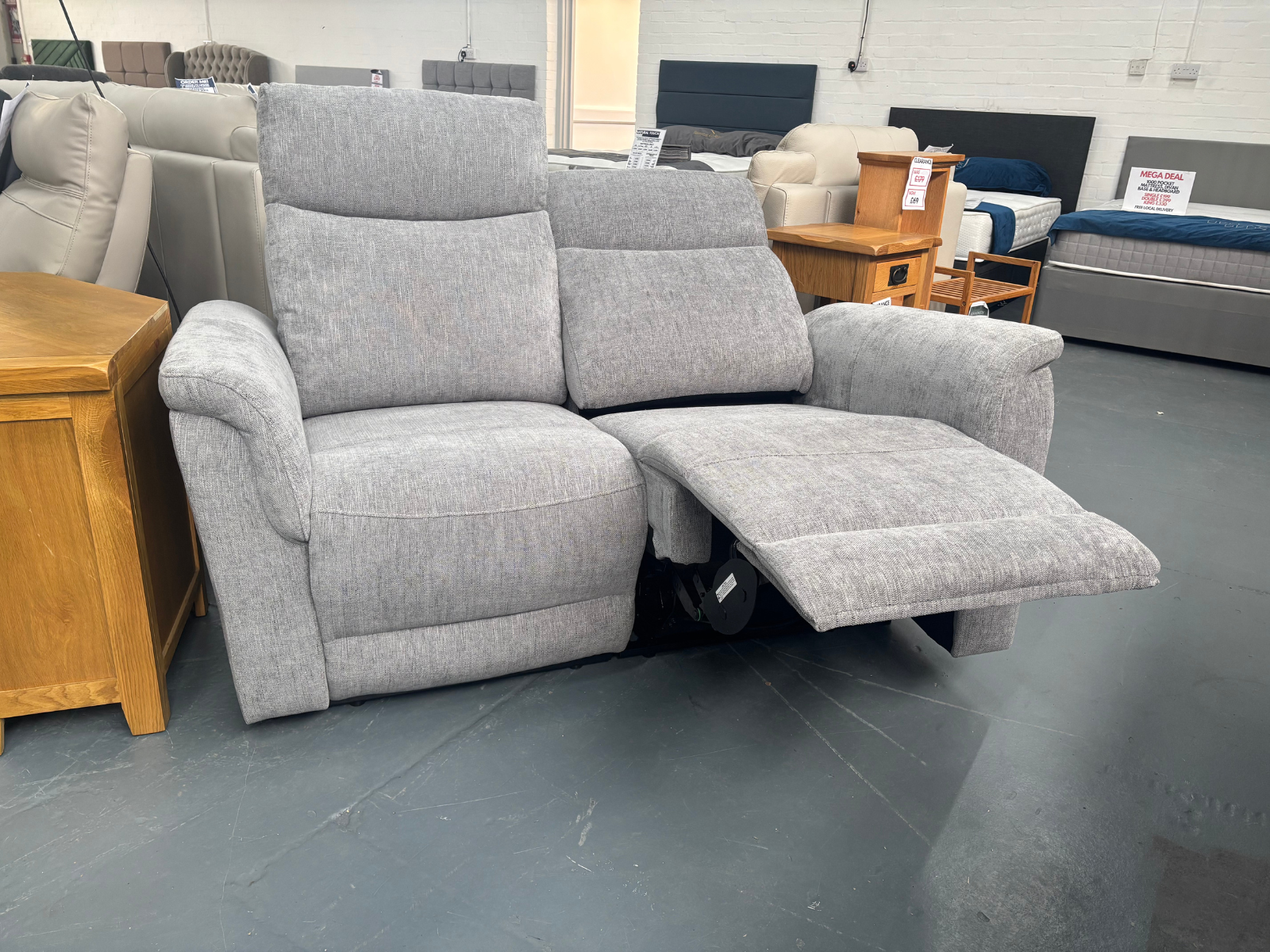 Maude Electric Reclining 3 Seater + 2 Seater Sofa Set