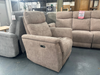 Maude Electric Reclining 3 Seater + 2 Matching Armchairs Set