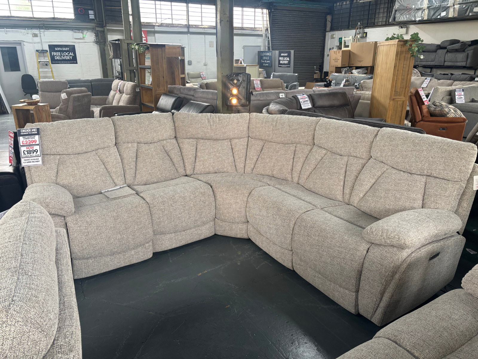 Bury Electric Reclining 3 Seater, Armchair & Modular Corner Sofa