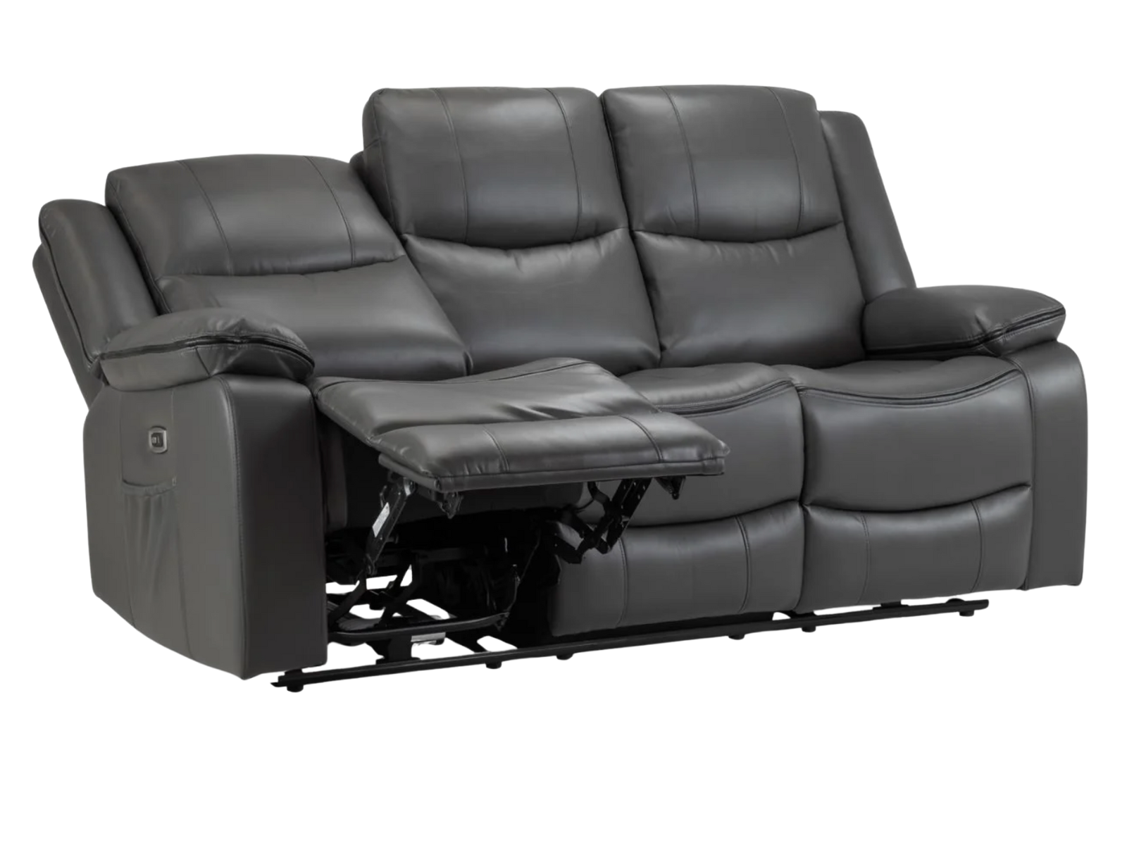 Harald Electric Reclining Leather 3 Seater, 2 Seater & Armchair Set