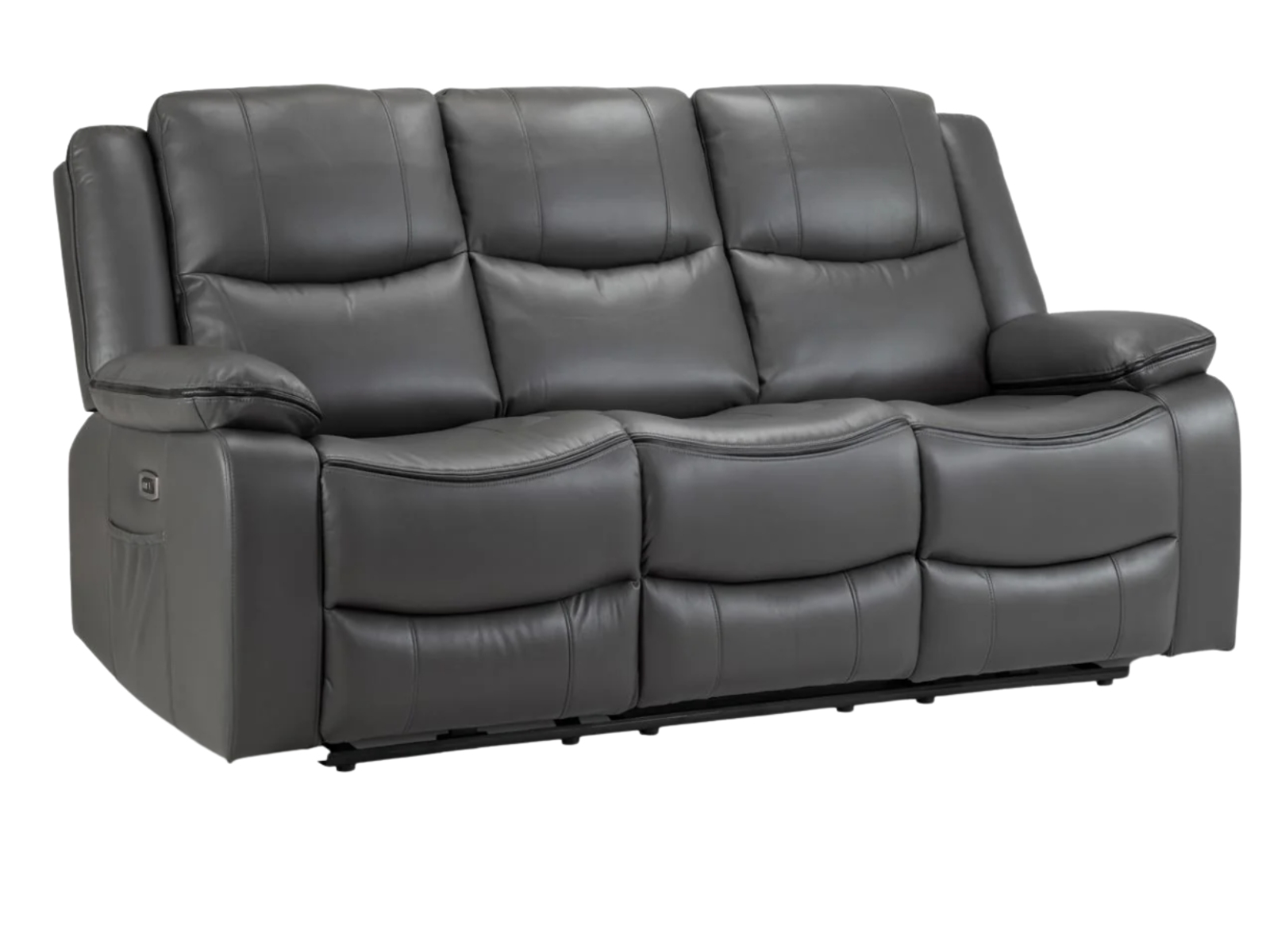Harald Electric Reclining Leather 3 Seater, 2 Seater & Armchair Set
