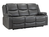 Harald Electric Reclining Leather 3 Seater, 2 Seater & Armchair Set