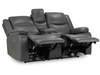 Harald Electric Reclining Leather 3 Seater, 2 Seater & Armchair Set