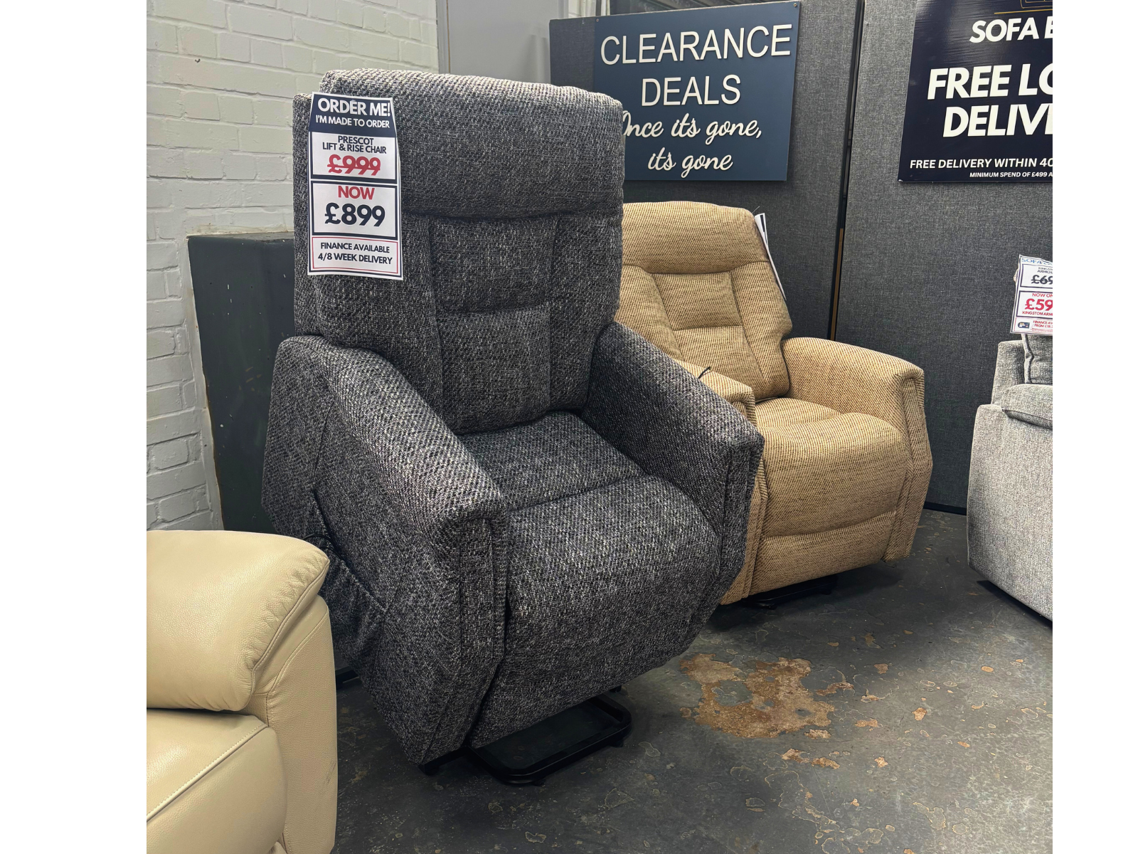 Prescot Lift & Rise Armchairs - Dual motor