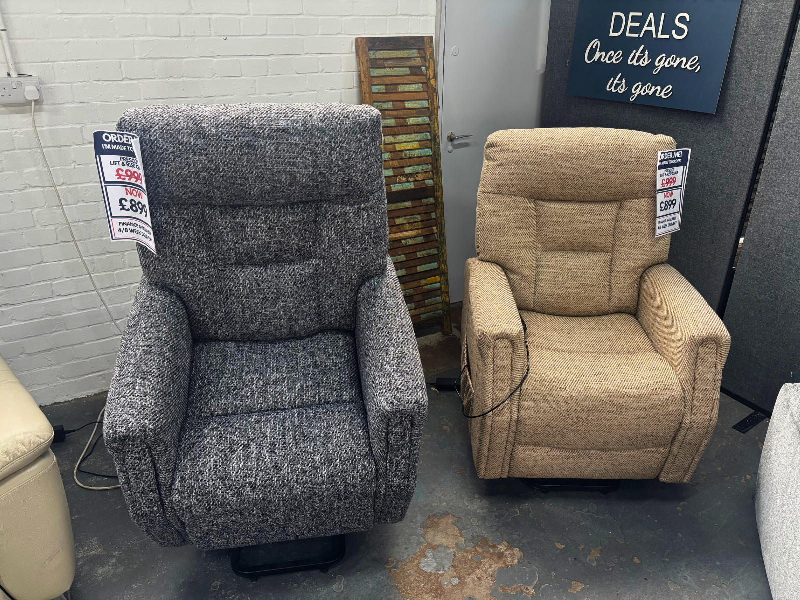 Prescot Lift & Rise Armchairs - Dual motor