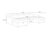 Alaya Sofabed Grey U Shape Corner - Sofa Easy