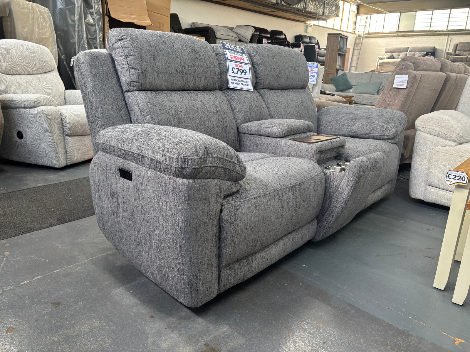 Owen Collection - Power Reclining - Beige or Grey - Sofa Easy