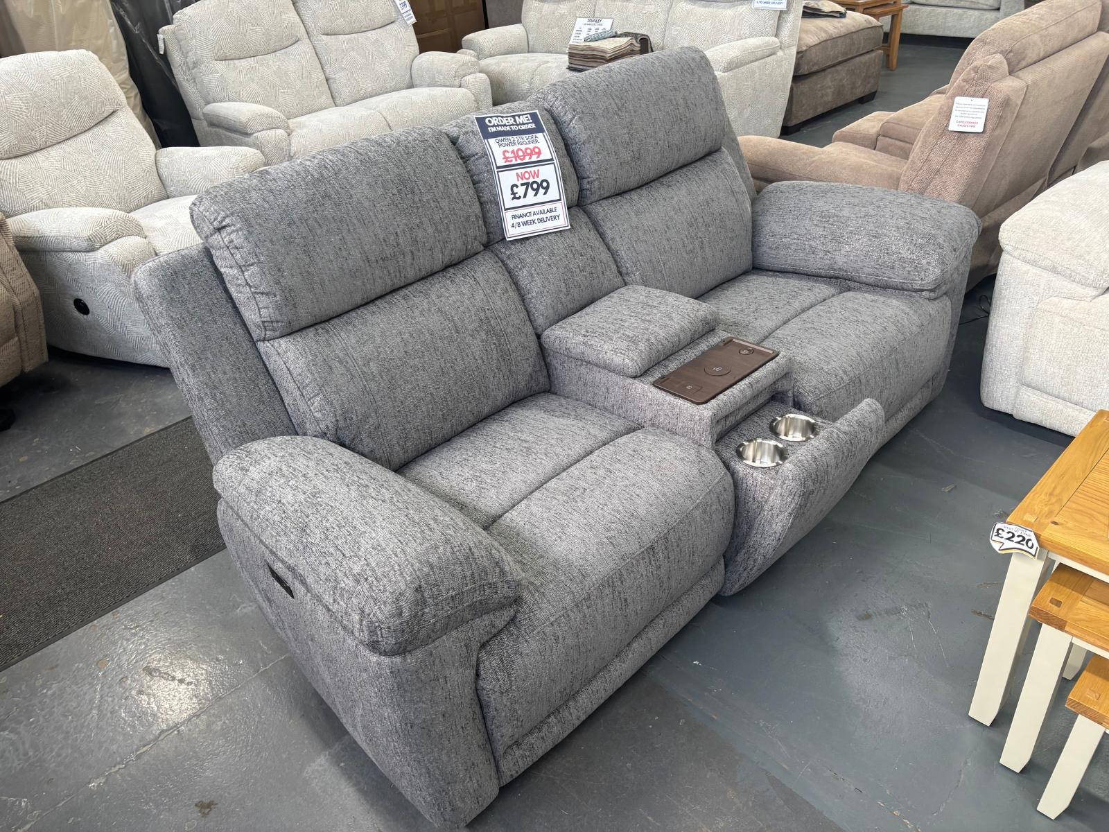 Owen Collection - Power Reclining - Beige or Grey - Sofa Easy