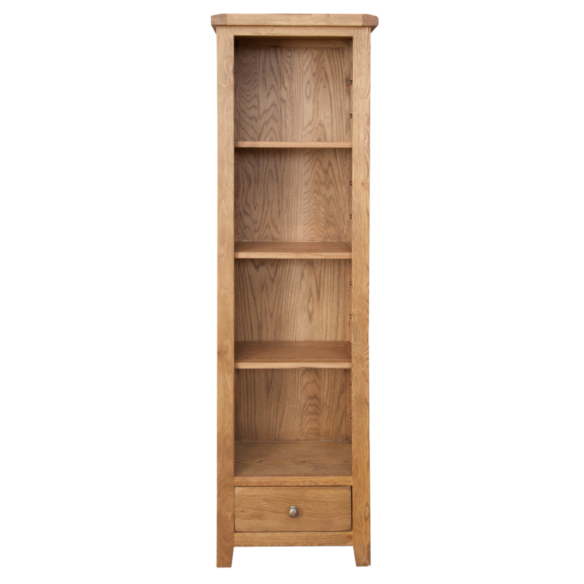 Country Oak Slim Bookcase - Sofa Easy
