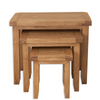 Country Oak Nest of Tables - Sofa Easy