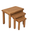 Country Oak Nest of Tables - Sofa Easy