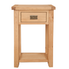 Natural Oak 1 Drawer Console - Sofa Easy