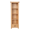 Natural Oak Slim Bookcase - Sofa Easy