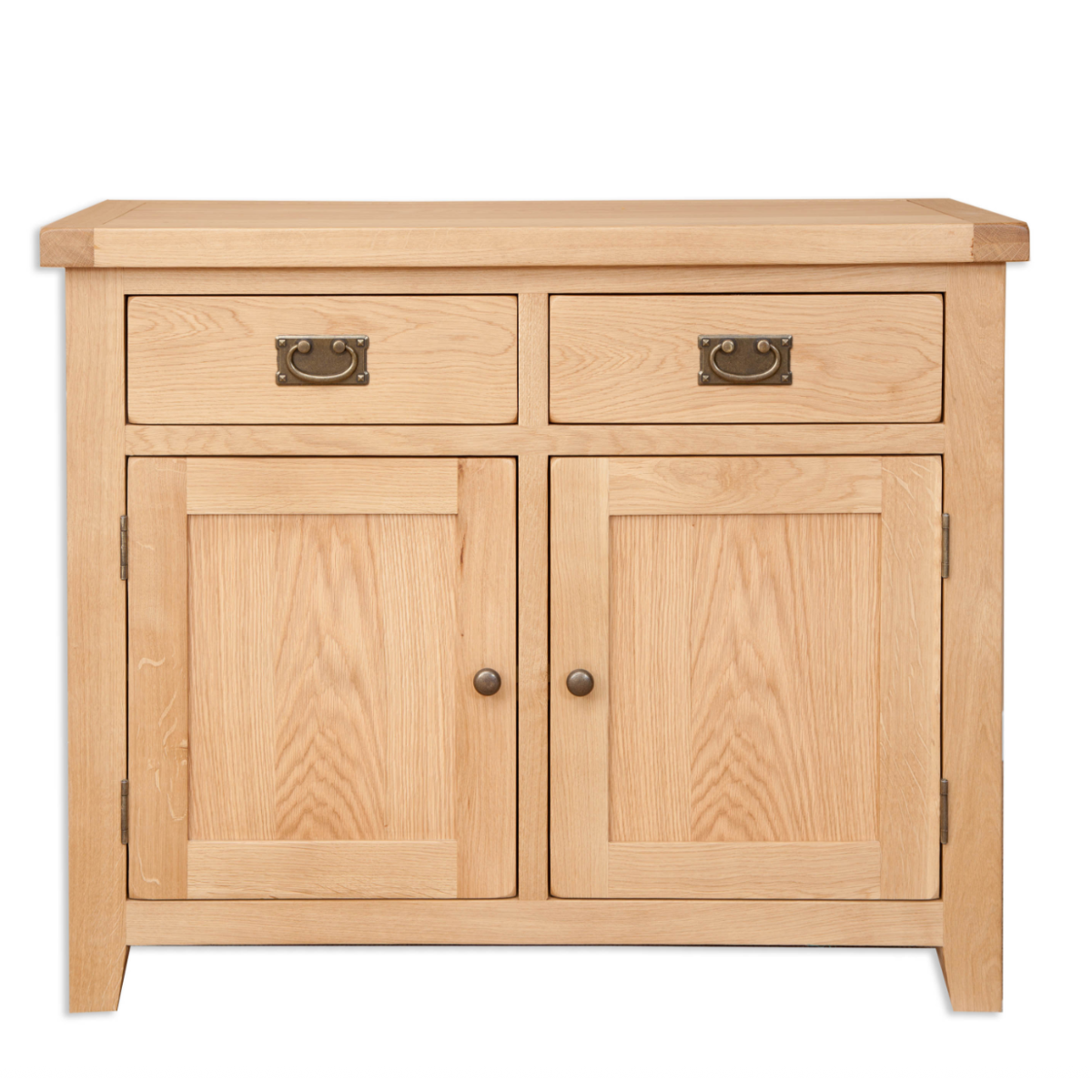 Natural Oak 2 Door Sideboard - Sofa Easy