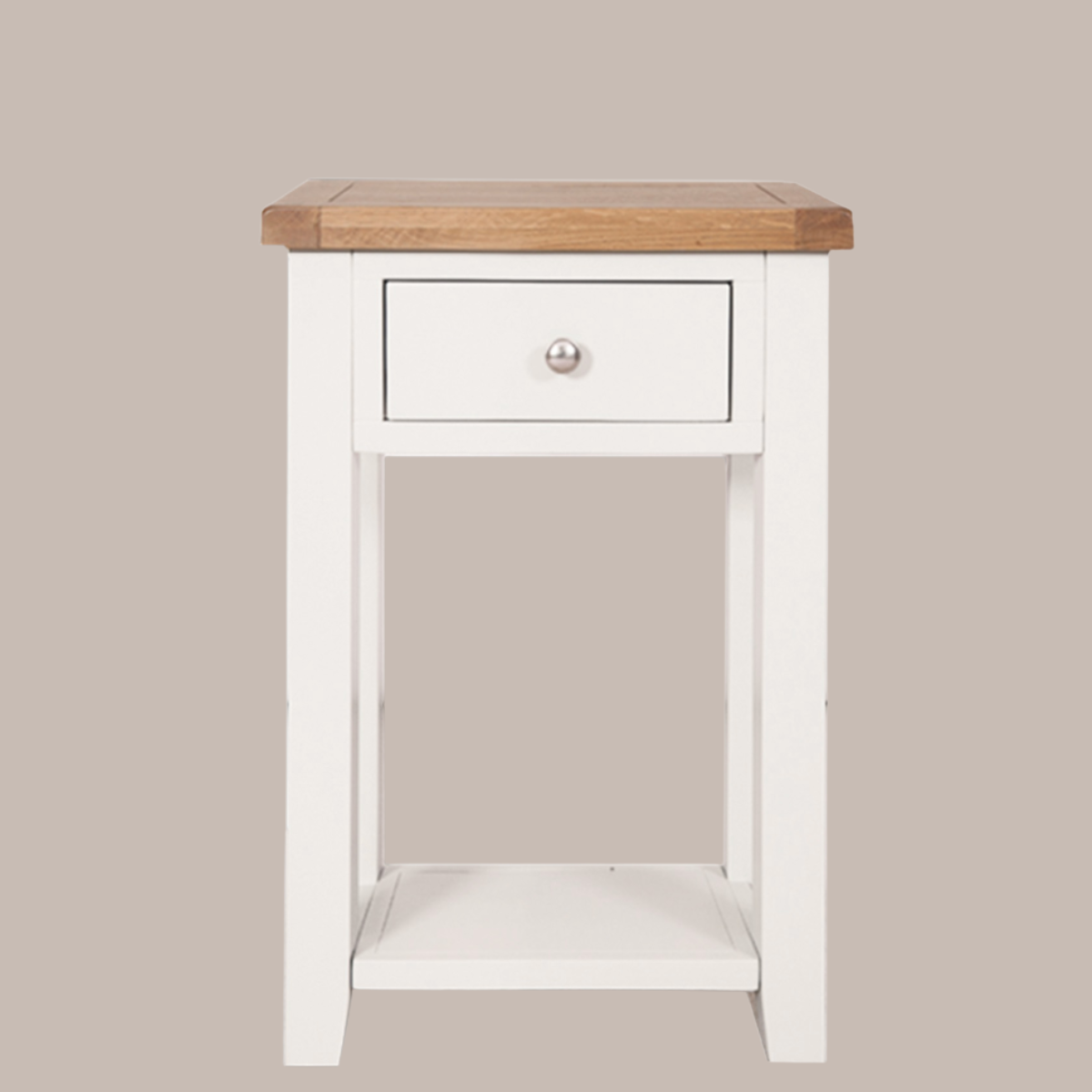 White & Oak Console Table - Sofa Easy