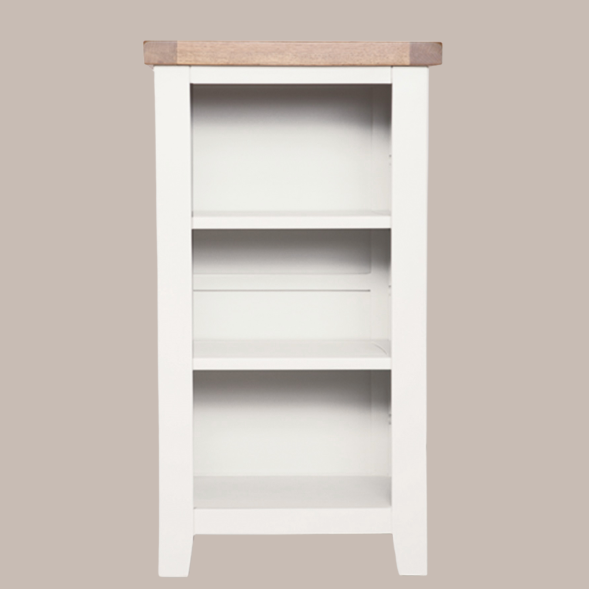 White & Oak Small Bookcase - Sofa Easy