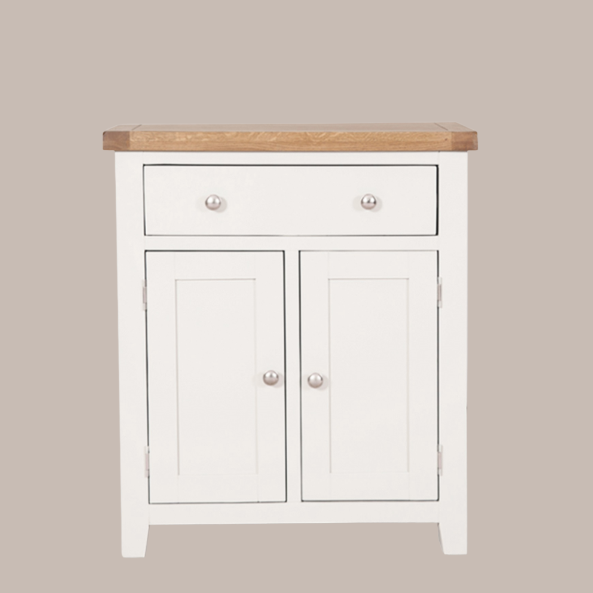 White & Oak Hall Cabinet - Sofa Easy
