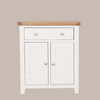 White & Oak Hall Cabinet - Sofa Easy