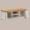 White & Oak Large TV Unit - Sofa Easy
