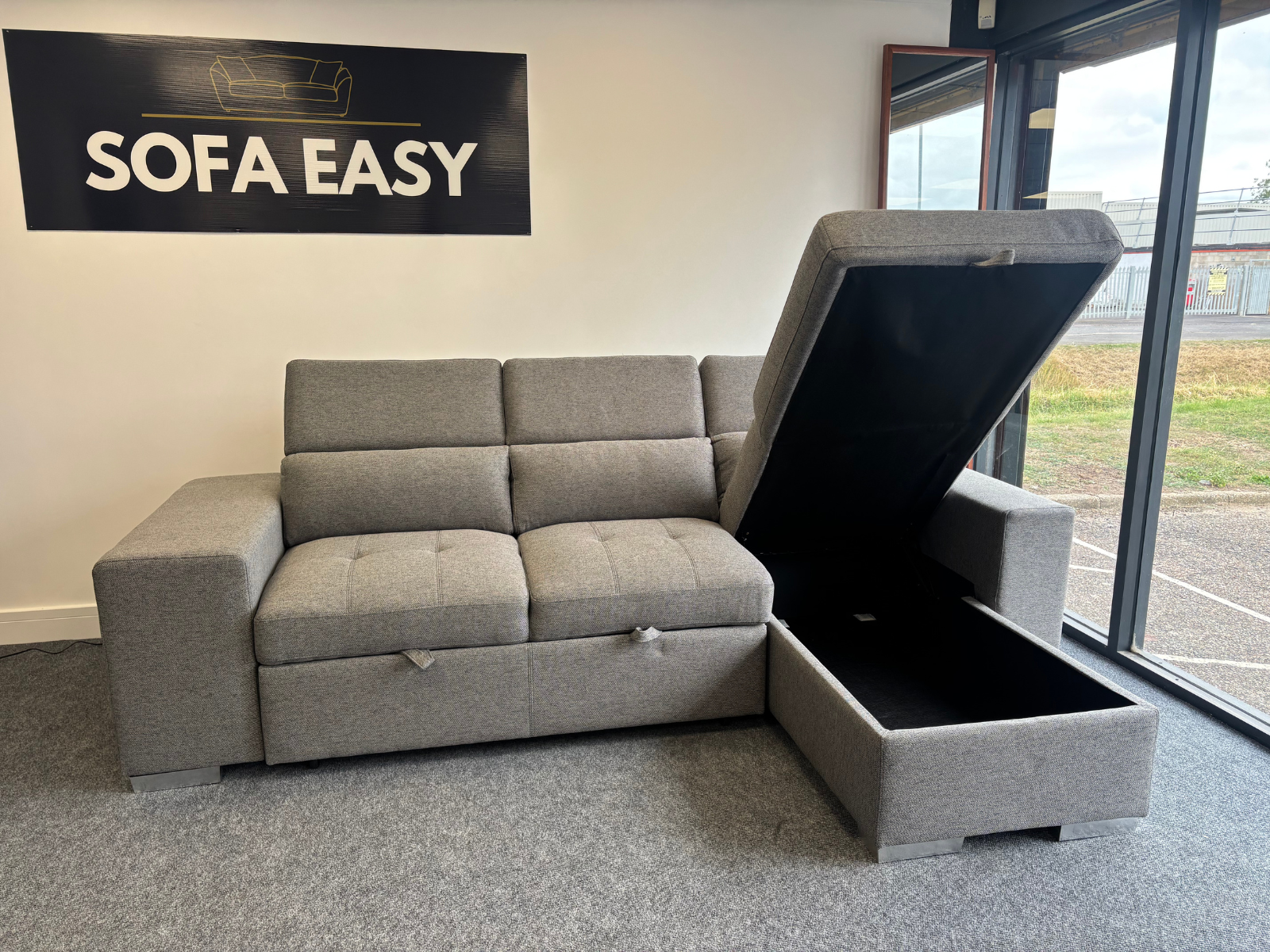 Artemis Chase Corner Sofa Bed with Storage! - Sofa Easy