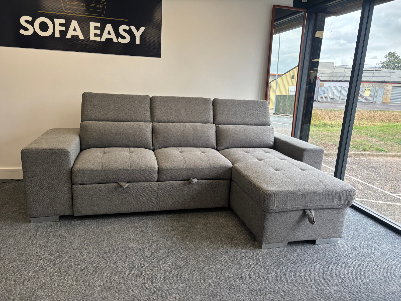 Artemis Chase Corner Sofa Bed with Storage! - Sofa Easy