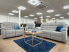 Stanley Manual Reclining Sofa Set in Light Grey