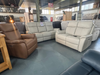 NEW - Kingsly Leather Sofa Collection - Power Reclining - Sofa Easy