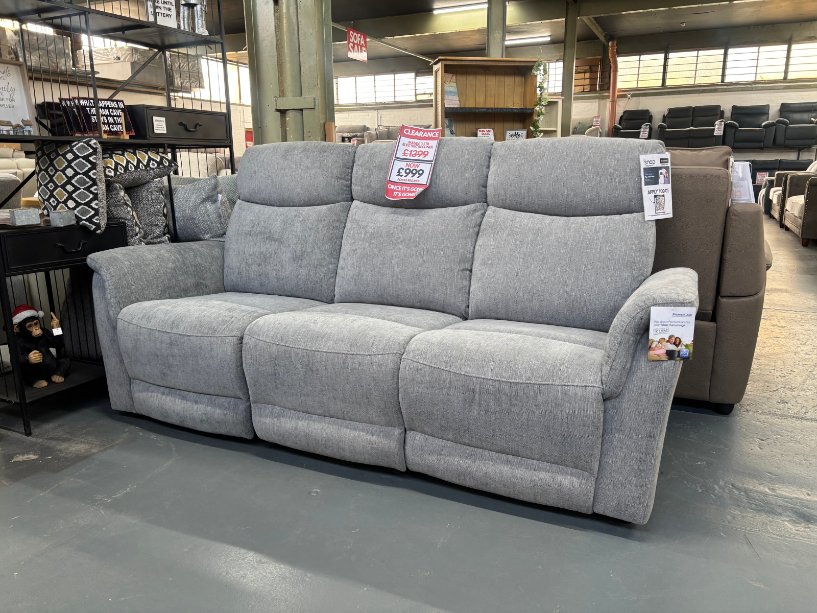 Maude Electric Reclining 3 Seater + 2 Seater Sofa Set - Sofa Easy