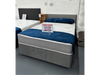 4ft6 Standard Double Divan Set in Grey - Sofa Easy