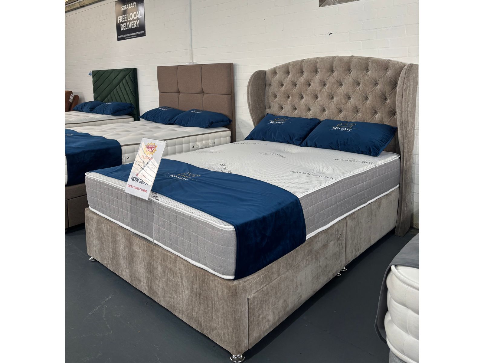4ft6 Standard Double Premium Divan Set - Sofa Easy