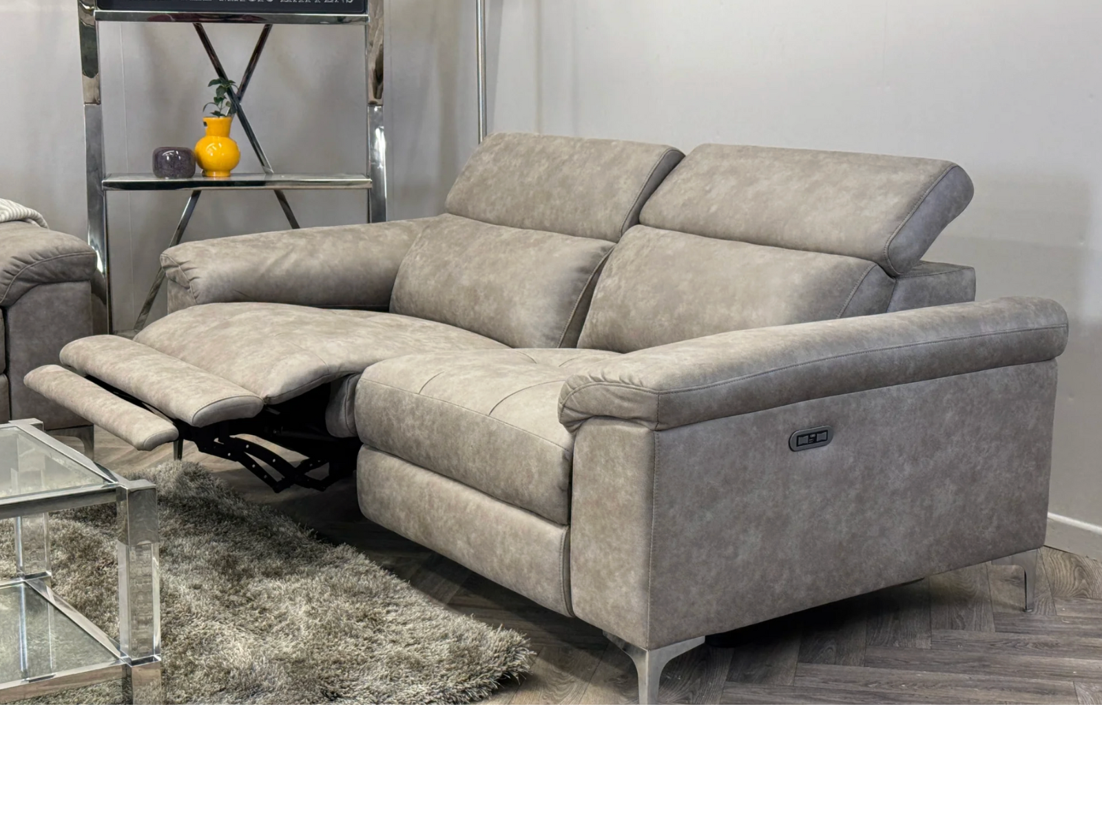 Monroe 3 Seater & 2 Armchairs - power reclining with power headrests - Sofa Easy