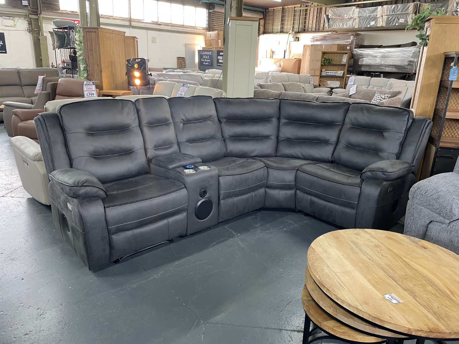 Ricardo Power Reclining Modular Corner Sofa + Armchair - Sofa Easy