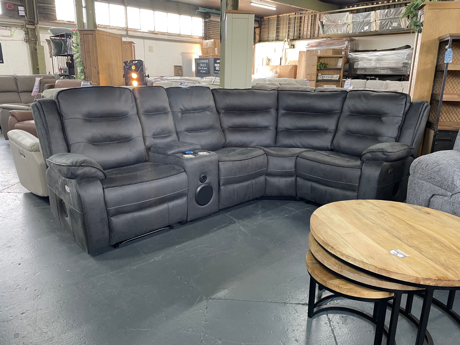 Ricardo Power Reclining Modular Corner Sofa + Armchair - Sofa Easy