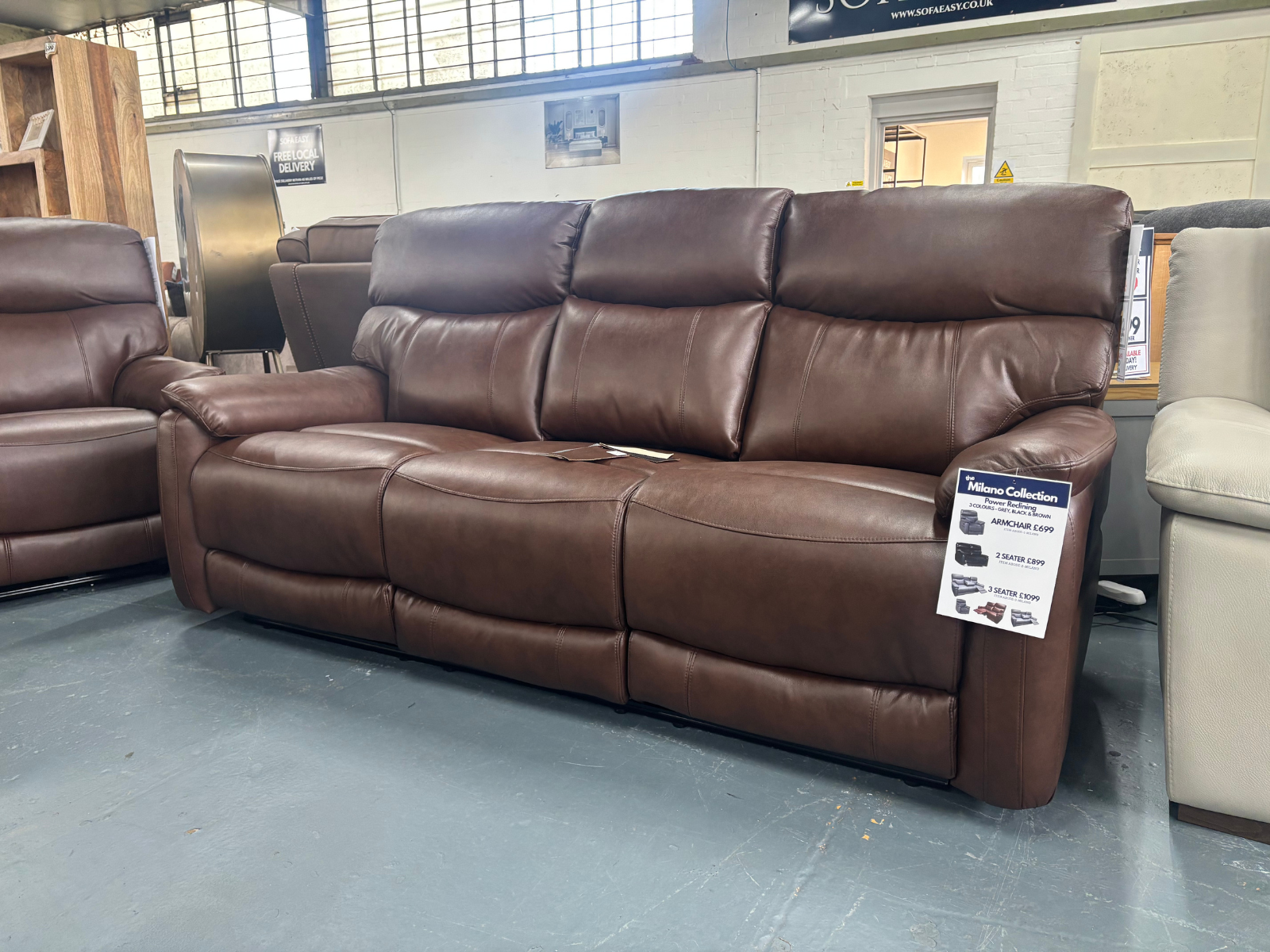 Darwin 3 Seater & 2 Seater power reclining sofas - Sofa Easy