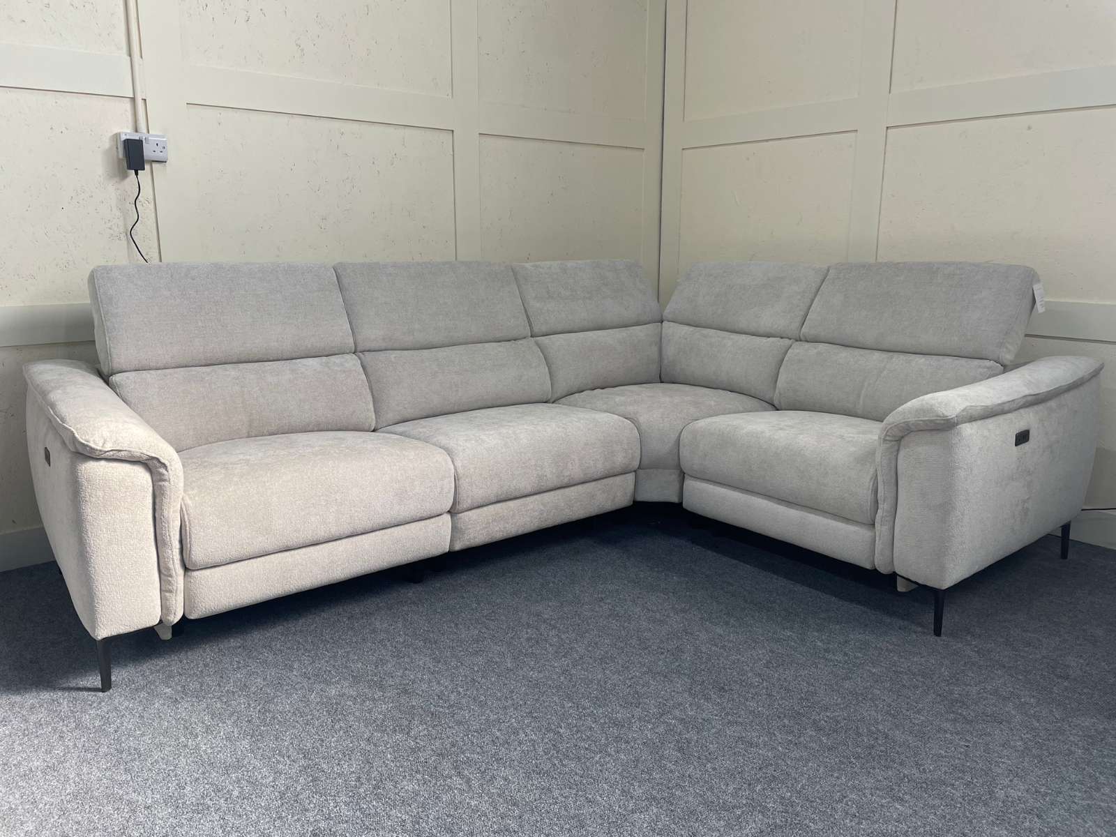 Monaco Power Reclining Modular Corner Sofa - Sofa Easy