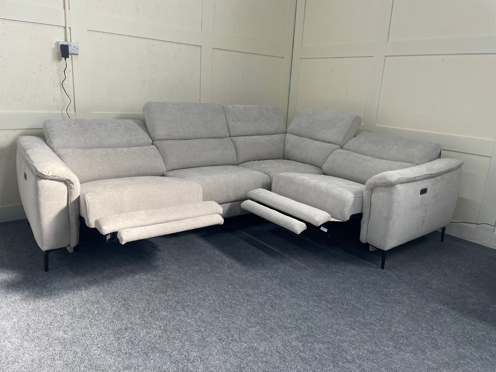 Monaco Power Reclining Modular Corner Sofa - Sofa Easy